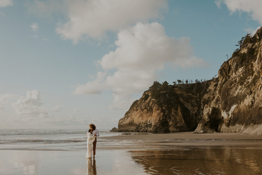 Oregon Coast elopement in Cannon Beach