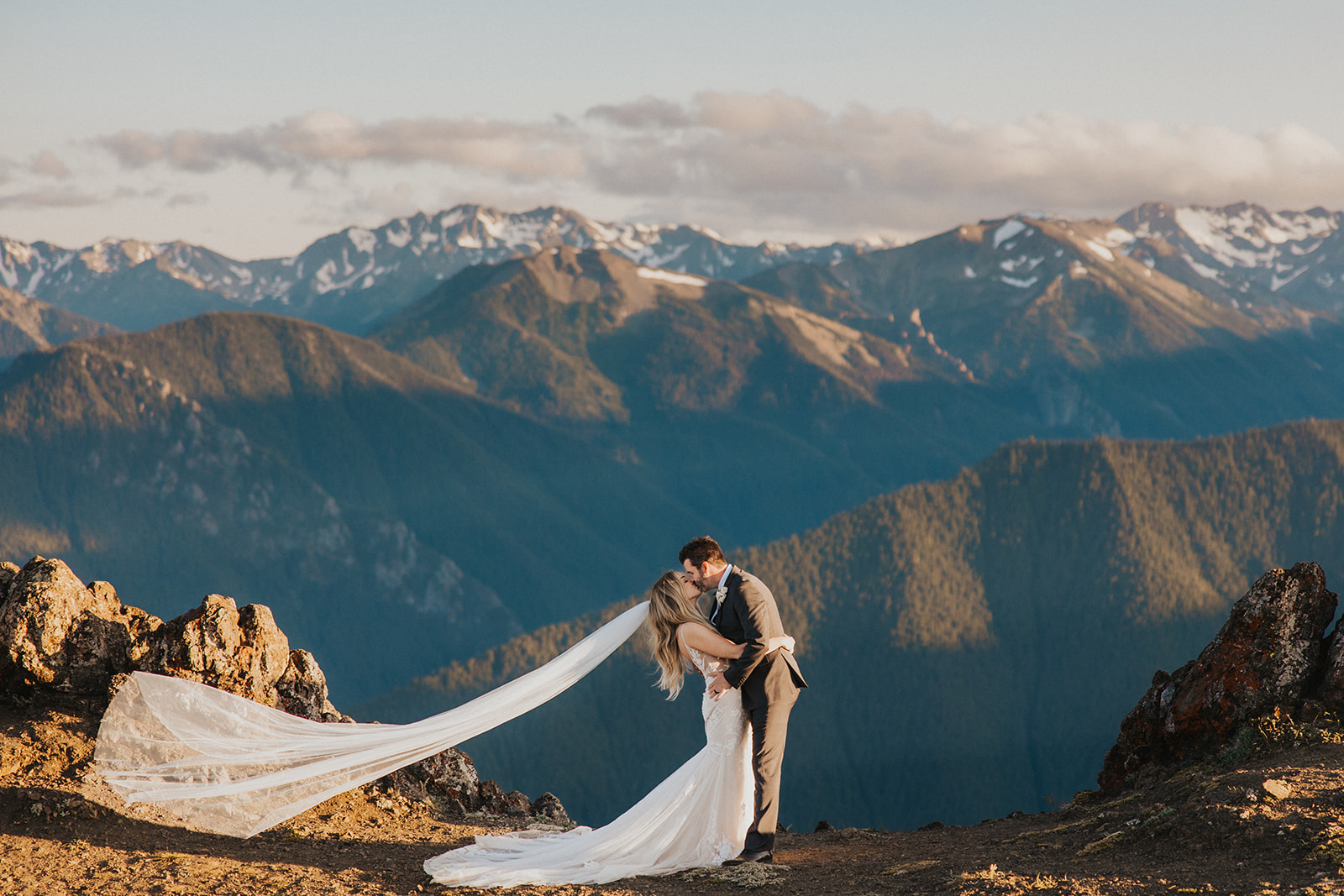 Olympic National Park Elopement in the mountains