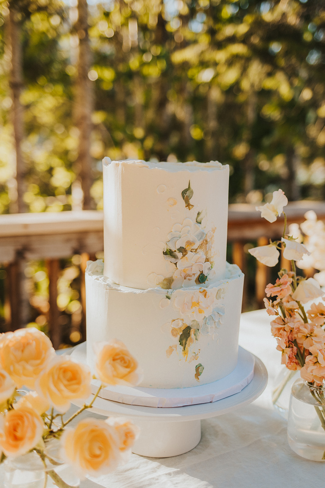 Lady Grey Seattle Colorful Floral Cake