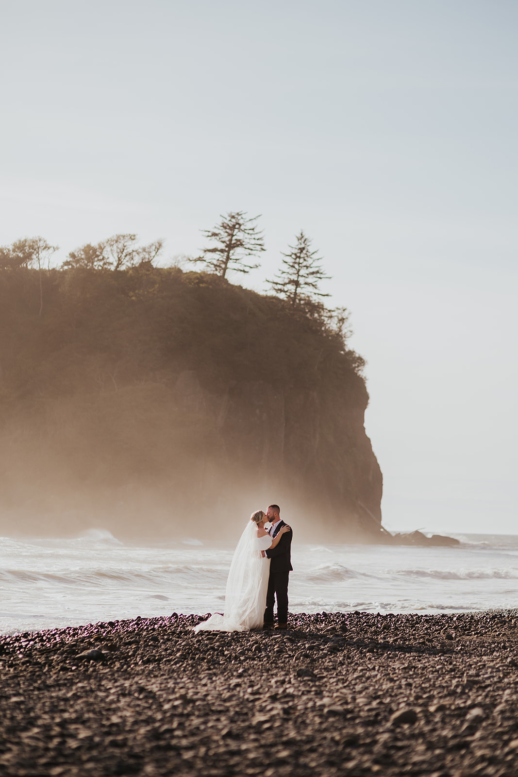 Olympic National Park elopement on Ruby Beach