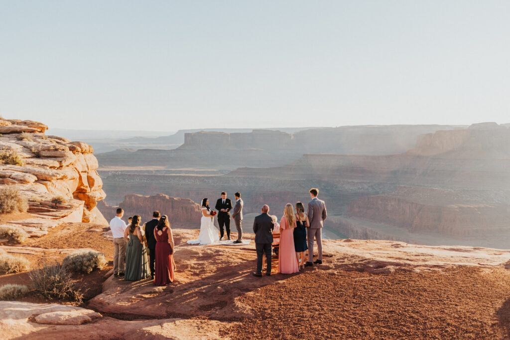 Moab, UT elopement ceremony