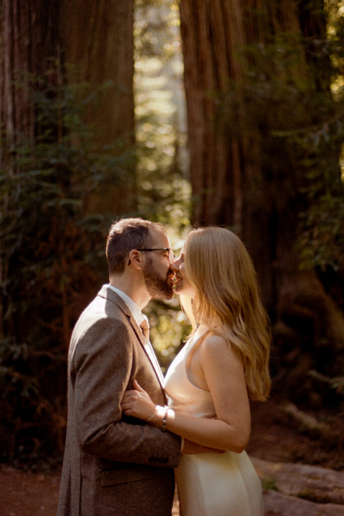 Redwood National Park elopement on 35mm film