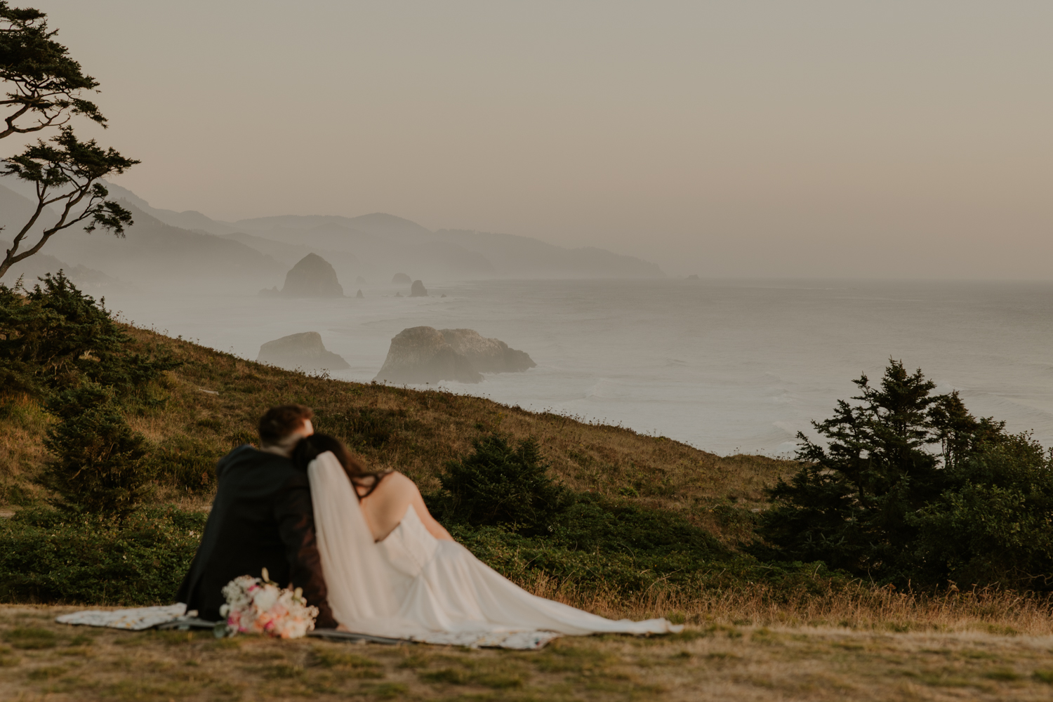 Elopement at Ecola State Park